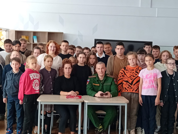 Встреча с участником СВО.